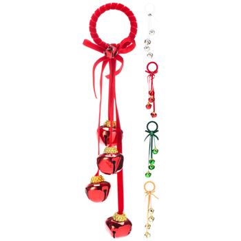 Pendant with Bells Christmas Decoration 24x5x3cm in assortment