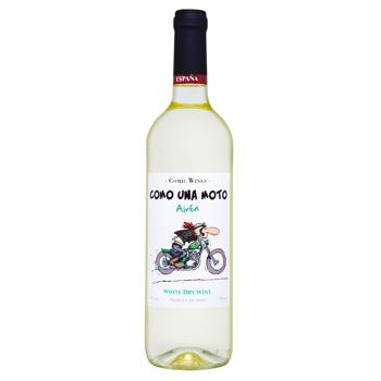 Como Una Moto Airen White Dry Wine 11% 0.75l - buy, prices for NOVUS - photo 1