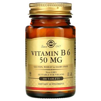 vitamin b6 solgar 100pcs USA