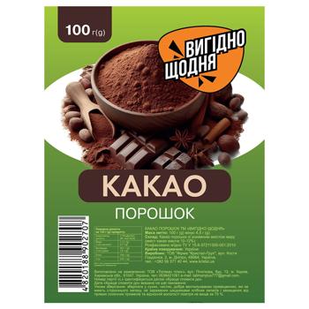 Vyhidno Shchodnia Cocoa Powder 100g - buy, prices for Chudo Market - photo 1