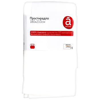 Простирадло Actuel бавовняне 180x210см