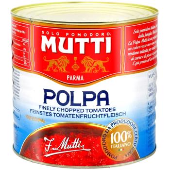 Mutti canned pieces tomato 2.5kg - buy, prices for - photo 1