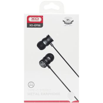 XO Metal Earphones EP56 Type-C Black - buy, prices for Auchan - photo 1