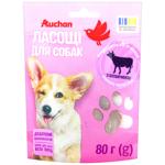 Delicacy Auchan beef 80g Ukraine
