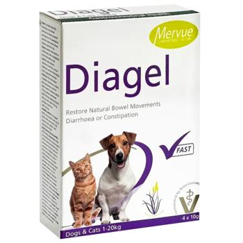 Добавка пищевая для собак и кошек Mervue Diagel от диареи или запора 4шт - купить, цены на MasterZoo - фото 1