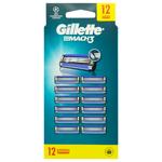 Картриджі Gillette Mach3 для гоління 12шт