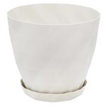 Crystal Beige Flower Pot with Stand 1.85l