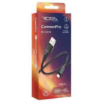 Ridea USB RC-CO10 Common Pro 12W Lightning Сable Black - buy, prices for Tavria V - photo 1