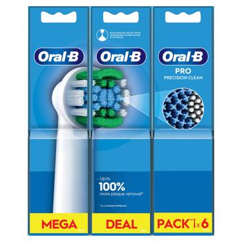 Насадки Oral-B Pro Precision Clean для електричної зубної щітки 6шт - купити, ціни на - фото 5