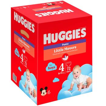 Підгузки-трусики Huggies для хлопчиків 4 9-14кг 72шт/уп - купити, ціни на METRO - фото 2