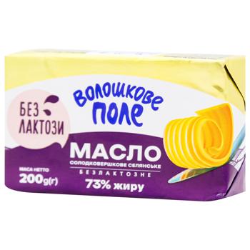 Масло Волошкове Поле Селянське безлактозне 73% 180г - купити, ціни на Auchan - фото 1