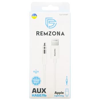 Кабель AUX Remzona с Lightning коннектором CJL1-01WT - купить, цены на ULTRAMARKET - фото 3