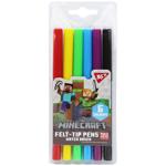 Yes Minecraft Felt-Tip Pens 6 Colors
