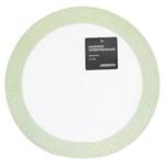 Ardesto Round White-Green Serving Mat 38cm