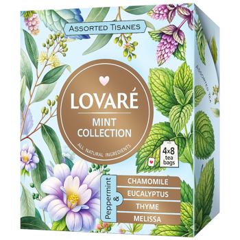Lovare Assorted Tisanes Mint Collection Herbal Tea 1.5g x 32pcs