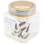 Galleryglass Lavender Glass Storage Jar with Window Lid 500ml