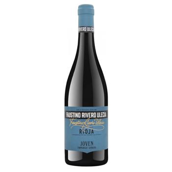 Вино Faustino Rivero Ulecia Tempranillo Rioja DOC червоне сухе 13,5% 0,75л - купити, ціни на NOVUS - фото 1