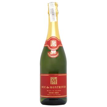 Duc de Montrives Blanc de Blancs Semi-Dry White Sparkling Wine 11.5% 0.75l