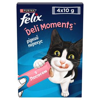 Felix Deli Moments Cat Snack with Salmon 4pcs*10g - buy, prices for Chudo Market - photo 2