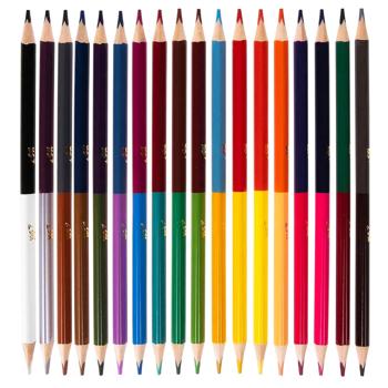 Yes Minecraft Double-sided Colored Pencils 36 Colors 18pcs - buy, prices for METRO - photo 3