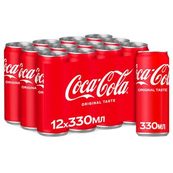 Напиток газированный Coca-Cola 0,33л х 12шт