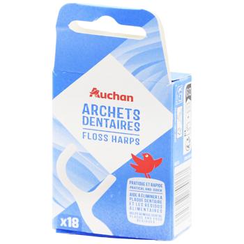Auchan Tooth floss-toothpick 18pcs*0.65g