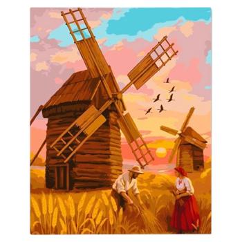 Набір для малювання Картина номерами Українські вітряки - купити, ціни на Grono - фото 1