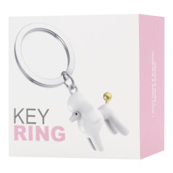 Metalmorphose Poodle Key Ring