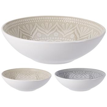 Тарелка Ethnic суповая керамика 18см