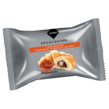 Rioba Croissant with Boiled Condensed Milk 45g - buy, prices for METRO - photo 1