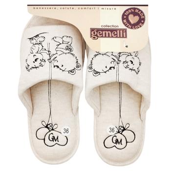 Тапочки домашние женские Gemelli Сюрприз р.36-41 - купить, цены на NOVUS - фото 4
