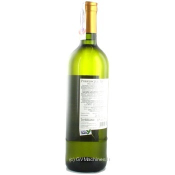 Roccaverde Trebbiano Wine white dry 10.5% 0.75l - buy, prices for ULTRAMARKET - photo 2