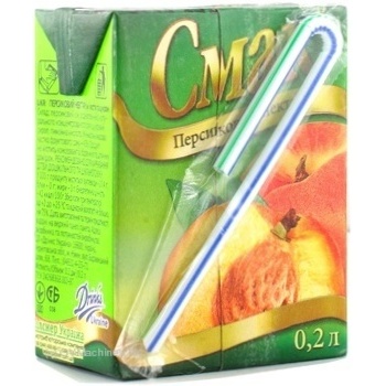Нектар Смак персиковий 0.2л х27 купить, цены на МегаМаркет - фото 3