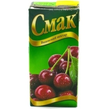 Reconstituted nectar with sugar Smak cherry tetra pak 1000ml Ukraine - buy, prices for MegaMarket - photo 2
