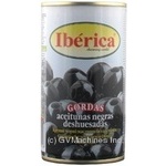 Маслины черные Iberica большие без косточки 360мл