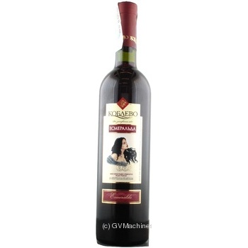Wine Koblevo Esmeralda pink sweet 17% 750ml glass bottle Ukraine - buy, prices for MegaMarket - photo 3