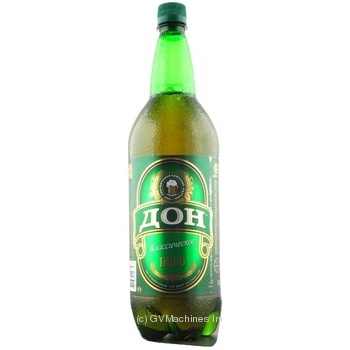 Pasteurized lager Don Classic plastic bottle 4.5%alc 1500ml Russia - buy, prices for - photo 3