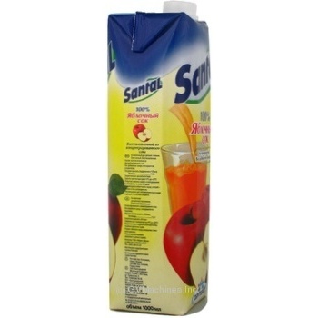 Juice Santal apple 1000ml tetra pak - buy, prices for NOVUS - photo 5