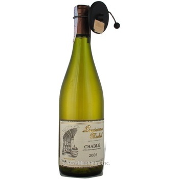 wine chardonnay lucienne michel 12.5% 750ml glass bottle chablis France - buy, prices for - photo 5