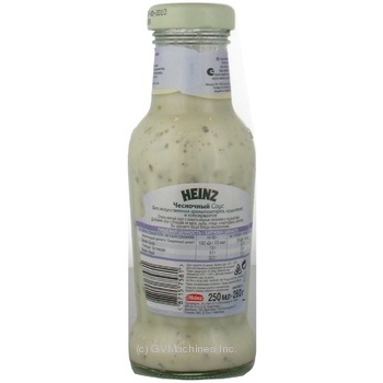 Sauce Heinz Garlic garlic 260g glass jar - buy, prices for NOVUS - photo 2