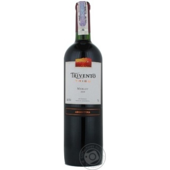 Вино Trivento Merlot червоне сухе 0.75л х6 купити, ціни на МегаМаркет - фото 5