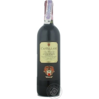 Вино Castellani Chianti червоне сухе 12.5% 0.75л купити, ціни на МегаМаркет - фото 1