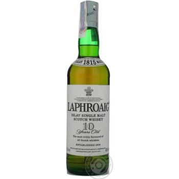 Виски Laphroaig 10 років 40% 0,7л купити, ціни на МегаМаркет - фото 1