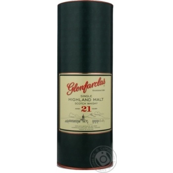Віскі Glenfarclas 21 рік (тубус) 0,7л x2 купити, ціни на МегаМаркет - фото 1