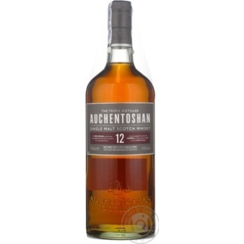 Whiskey Auchentoshan single malt 40% 12yrs 700ml glass bottle Scotland England - buy, prices for MegaMarket - photo 1