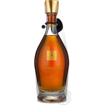 Whiskey Glenmorangie 43% 25yrs 700ml glass bottle Scotland England - buy, prices for MegaMarket - photo 1