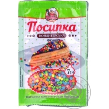 Посыпка Добрик кондитерская фигурная 7г купить, цены на МегаМаркет - фото 2