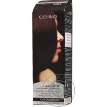 C:ehko Hair Dye 57 Dark Chocolate - buy, prices for MegaMarket - photo 1