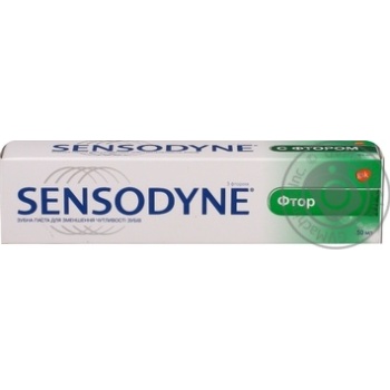 Зубная паста Sensodyne Фтор 50мл купить, цены на МегаМаркет - фото 1