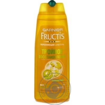 Шампунь Garnier Fructis Тройное восстановление 250мл купить, цены на МегаМаркет - фото 1